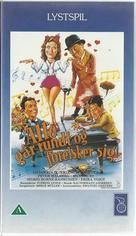 Alle g&aring;r rundt og forelsker sig - Danish VHS movie cover (xs thumbnail)