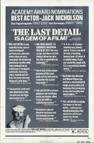 The Last Detail - Movie Poster (xs thumbnail)