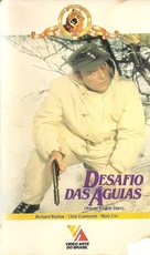 Where Eagles Dare - Brazilian VHS movie cover (xs thumbnail)