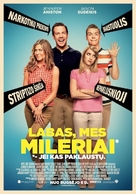 We&#039;re the Millers - Lithuanian Movie Poster (xs thumbnail)