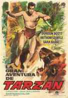 Tarzan&#039;s Greatest Adventure - Spanish Movie Poster (xs thumbnail)