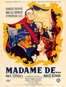 Madame de... - French Movie Poster (xs thumbnail)