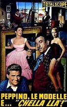 Peppino, le modelle e.... &#039;chella ll&agrave;&#039; - Italian Movie Poster (xs thumbnail)