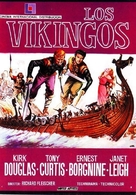The Vikings - Spanish Movie Poster (xs thumbnail)