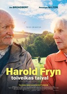 The Unlikely Pilgrimage of Harold Fry - Finnish Movie Poster (xs thumbnail)