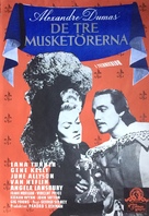 The Three Musketeers - Swedish Movie Poster (xs thumbnail)