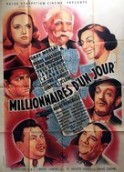 Millionnaires d&#039;un jour - French Movie Poster (xs thumbnail)