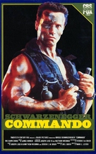 Commando - Finnish VHS movie cover (xs thumbnail)