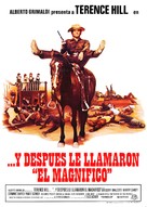 E poi lo chiamarono il magnifico - Spanish Movie Poster (xs thumbnail)