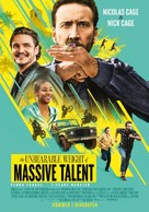 The Unbearable Weight of Massive Talent - Danish Movie Poster (xs thumbnail)