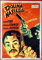The Violent Men - Yugoslav Movie Poster (xs thumbnail)