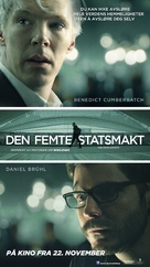 The Fifth Estate - Norwegian Movie Poster (xs thumbnail)