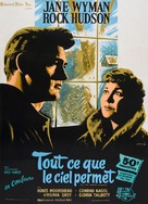 All That Heaven Allows - French Movie Poster (xs thumbnail)