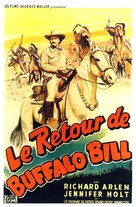 Buffalo Bill Rides Again - French Movie Poster (xs thumbnail)