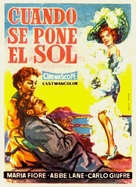 Quando tramonta il sole - Spanish Movie Poster (xs thumbnail)