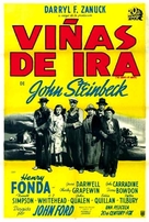 The Grapes of Wrath - Spanish Movie Poster (xs thumbnail)