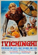 The Vikings - Italian Movie Poster (xs thumbnail)