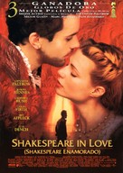 Shakespeare In Love - Spanish Movie Poster (xs thumbnail)