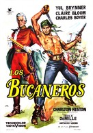 The Buccaneer - Spanish Movie Poster (xs thumbnail)