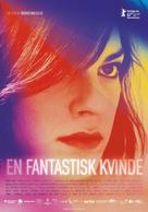 Una mujer fant&aacute;stica - Danish Movie Poster (xs thumbnail)