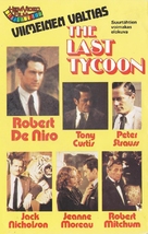The Last Tycoon - Finnish VHS movie cover (xs thumbnail)