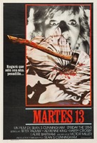 Friday the 13th - Argentinian Movie Poster (xs thumbnail)
