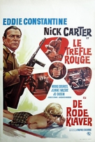 Nick Carter et le tr&egrave;fle rouge - Belgian Movie Poster (xs thumbnail)