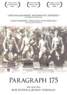 Paragraph 175 - German Movie Cover (xs thumbnail)