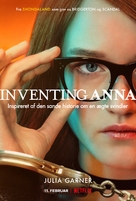Inventing Anna - Danish Movie Poster (xs thumbnail)