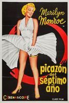 The Seven Year Itch - Uruguayan Movie Poster (xs thumbnail)