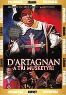 D&#039;Artagnan et les trois mousquetaires - Czech DVD movie cover (xs thumbnail)