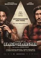 BlacKkKlansman - German Movie Poster (xs thumbnail)