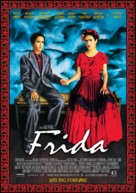 Frida - Danish Movie Poster (xs thumbnail)
