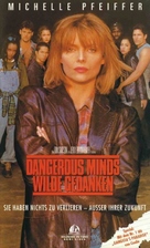 Dangerous Minds - German VHS movie cover (xs thumbnail)