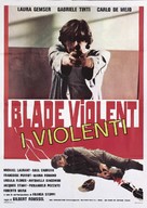 Blade Violent - I violenti - Italian Movie Poster (xs thumbnail)