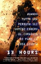 13 Hours: The Secret Soldiers of Benghazi - Italian Movie Poster (xs thumbnail)