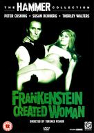 Frankenstein Created Woman - British DVD movie cover (xs thumbnail)
