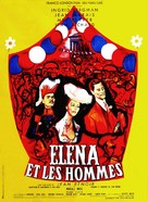 Elena et les hommes - French Movie Poster (xs thumbnail)