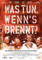 Was tun, wenn&#039;s brennt? - German Movie Poster (xs thumbnail)