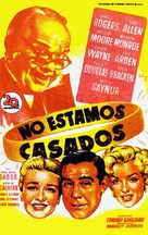We&#039;re Not Married! - Spanish Movie Poster (xs thumbnail)
