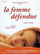La femme d&eacute;fendue - French Movie Poster (xs thumbnail)