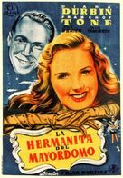 His Butler&#039;s Sister - Spanish Movie Poster (xs thumbnail)