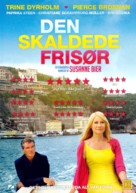 Den skaldede fris&oslash;r - Danish DVD movie cover (xs thumbnail)
