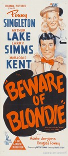 Beware of Blondie - Australian Movie Poster (xs thumbnail)