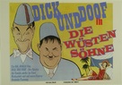 Sons of the Desert - German Movie Poster (xs thumbnail)