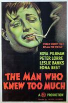 The Man Who Knew Too Much - British Theatrical movie poster (xs thumbnail)