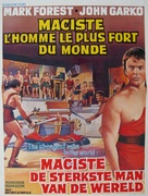 Maciste, l&#039;uomo pi&ugrave; forte del mondo - Belgian Movie Poster (xs thumbnail)