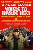 Where to Invade Next - Norwegian Movie Poster (xs thumbnail)