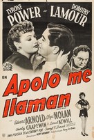 Johnny Apollo - Argentinian Movie Poster (xs thumbnail)