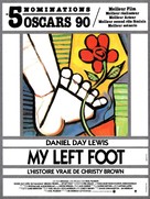 My Left Foot - French Movie Poster (xs thumbnail)
